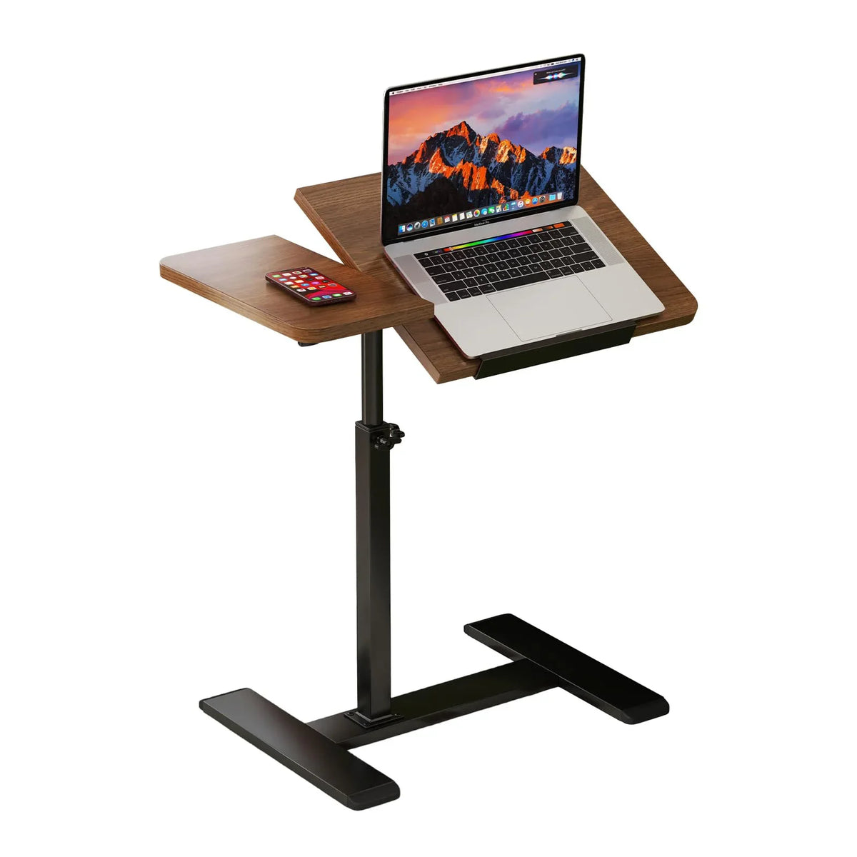 Table de Lit Réglable en Hauteur sur Roulettes
