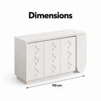 Dimensions du bureau d'angle pivotant : 110 cm de largeur