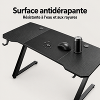 Surface effet carbone antidérapante, résistante à l'eau et aux rayures