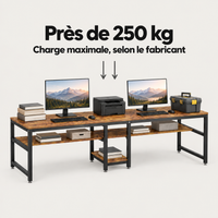 Charge maximale de près de 250 kg selon le fabricant
